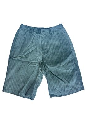 Todd Snyder Green Stripe Relaxed Short Cotton Silk Blend NWT